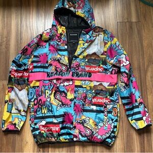 Reason multi colored wind breaker